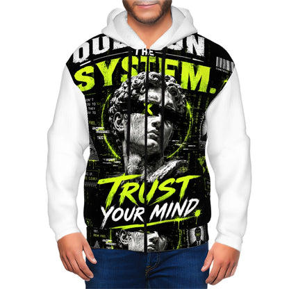 CT, Men's ZipUp Hoodie