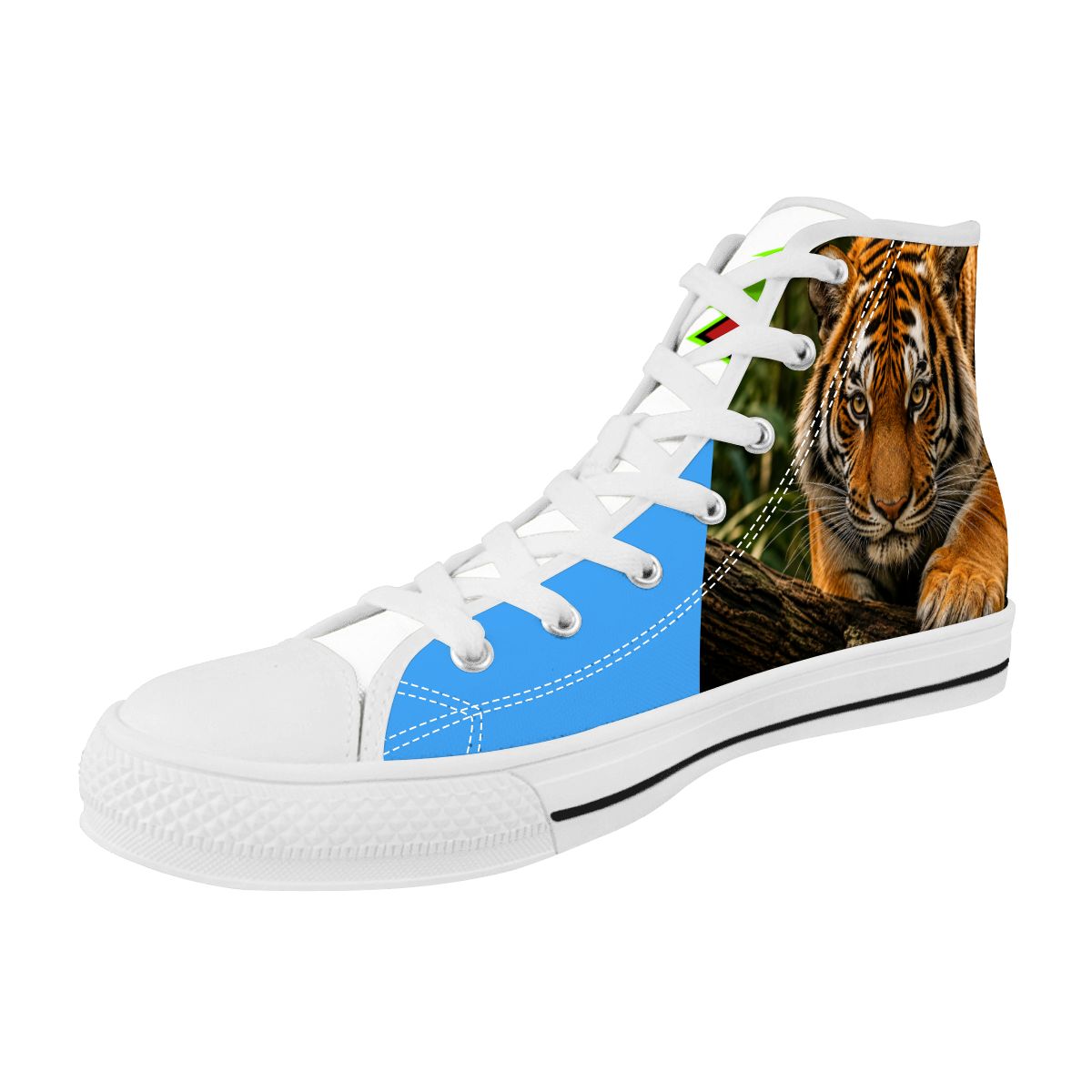 Men's High Top Canvas Shoes Tigers
