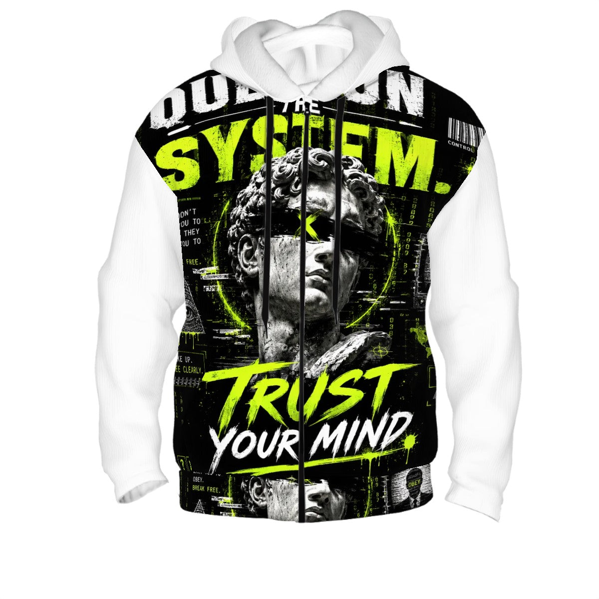 CT, Men's ZipUp Hoodie
