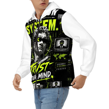 CT, Men's ZipUp Hoodie