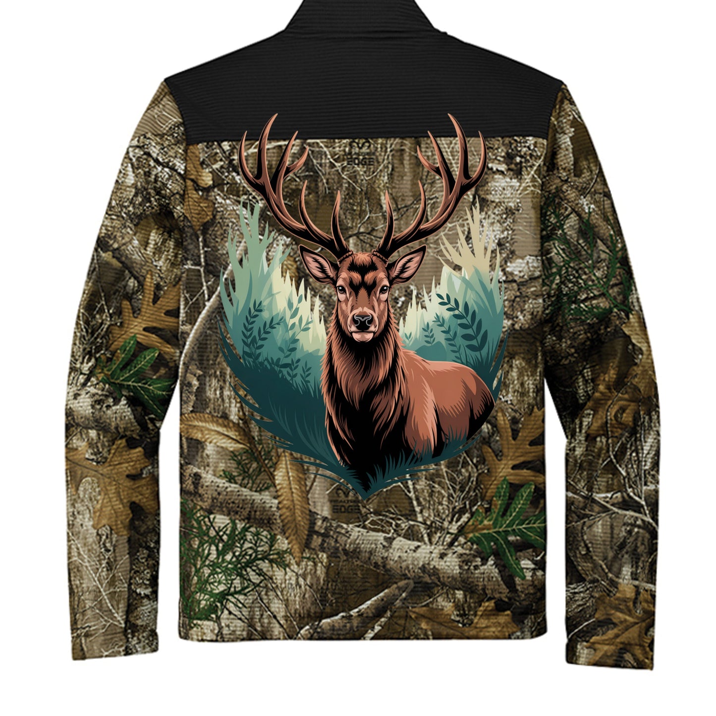 Deep Black/ Realtree Edge - RU601 - BACK