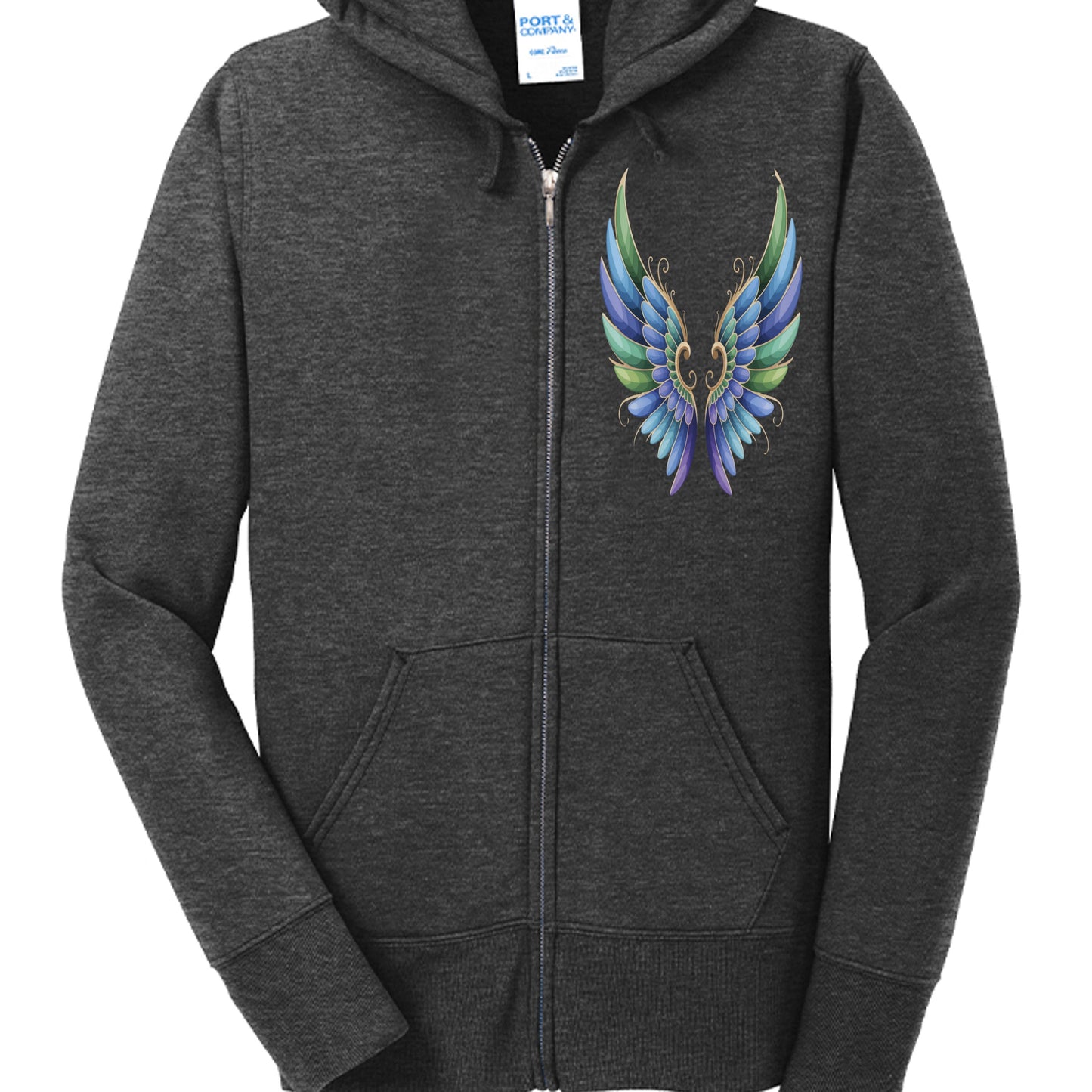Dark Heather Grey - LPC78ZH - FRONT
