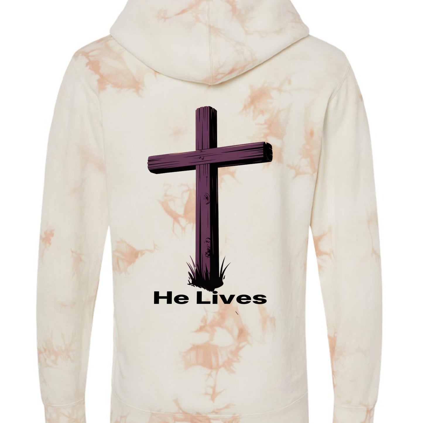 Tie Dye Dusty Pink - PRM4500TD - BACK