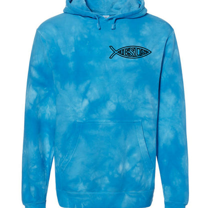 Tie Dye Aqua Blue - PRM4500TD - FRONT