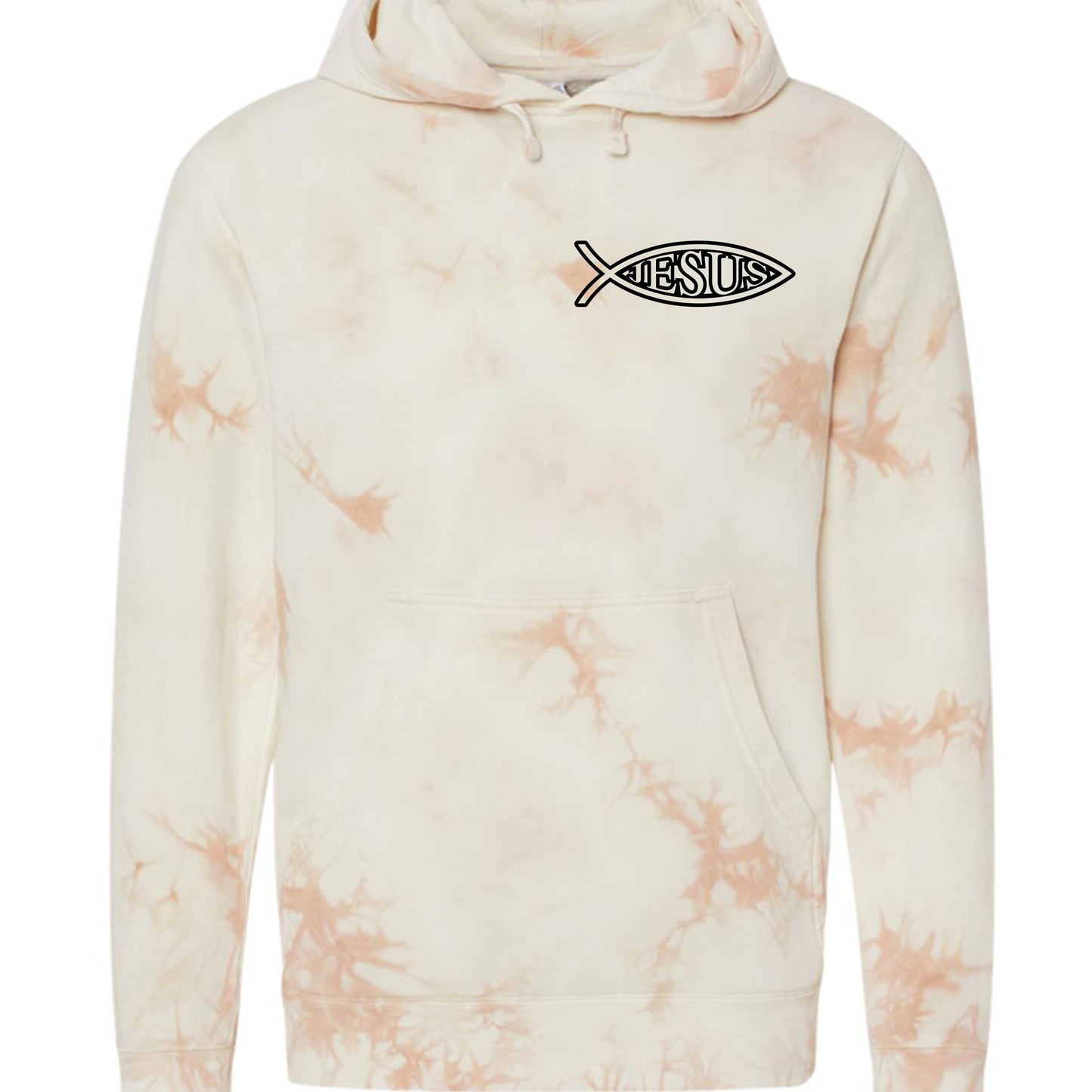 Tie Dye Dusty Pink - PRM4500TD - FRONT