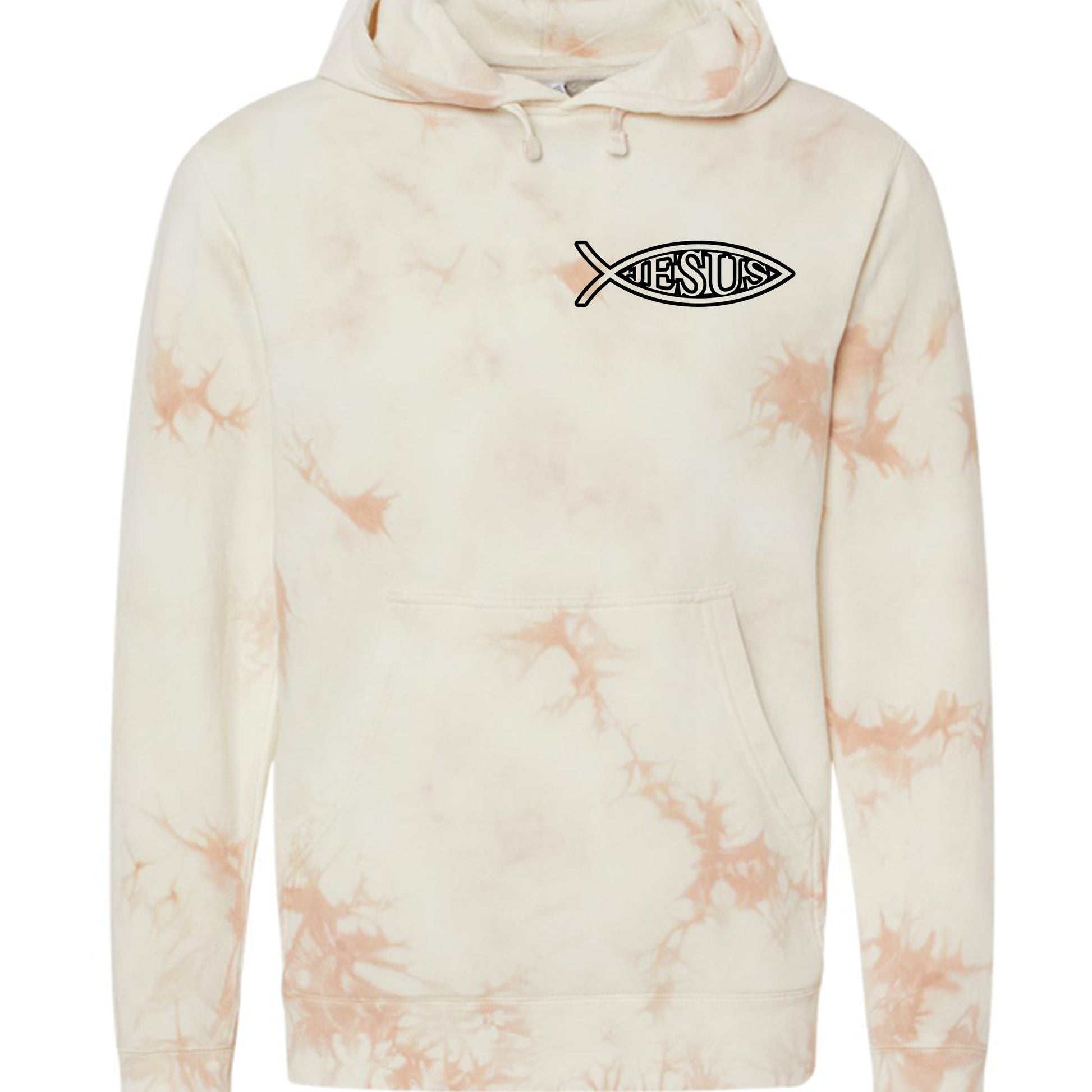 Tie Dye Dusty Pink - PRM4500TD - FRONT
