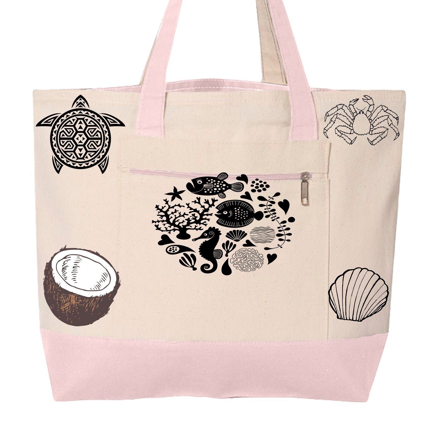 Natural/ Light Pink - Q1300 - FRONT
