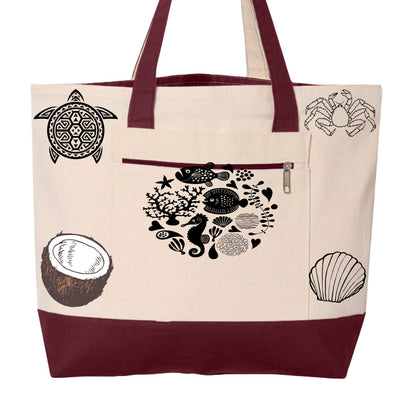 Natural/ Maroon - Q1300 - FRONT
