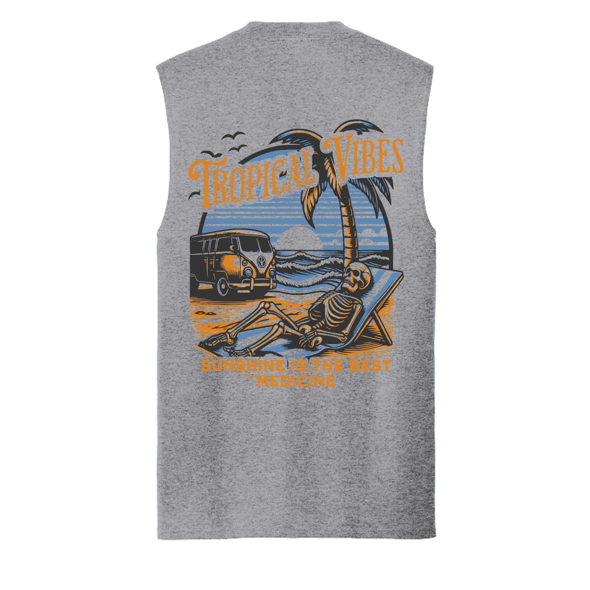 Athletic Heather - PC54SL - BACK