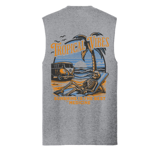Athletic Heather - PC54SL - BACK