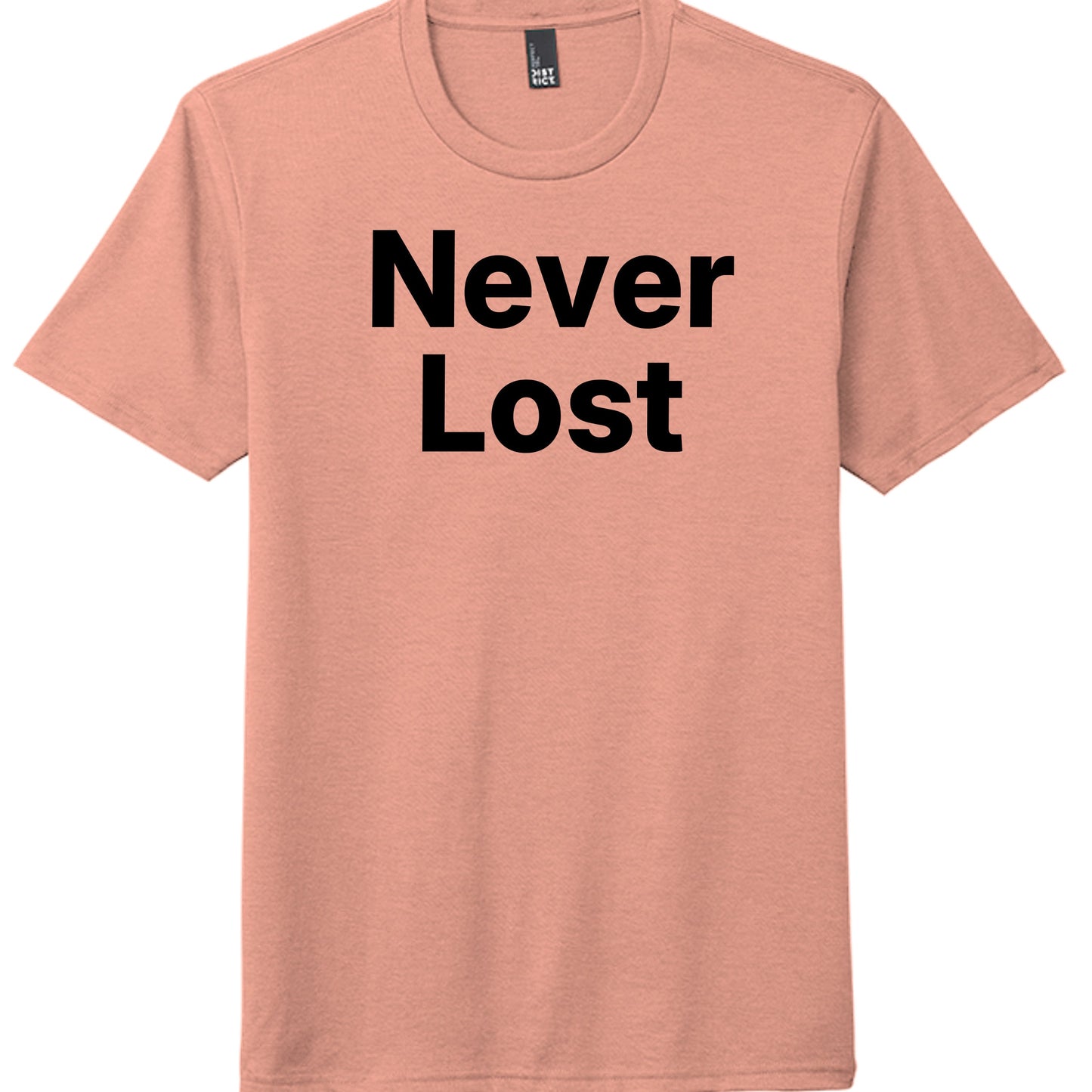 Heathered Dusty Peach - DM130 - FRONT